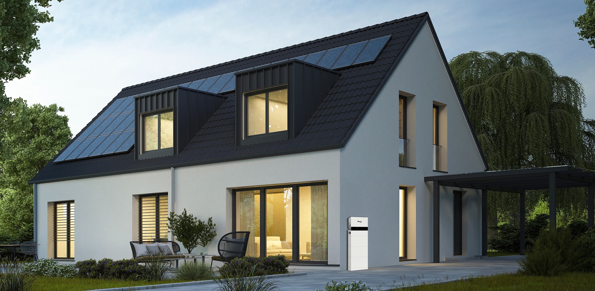 Hemmabatterilagringssystem för effektiv energihantering