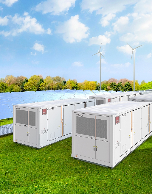 Solax sol- och batterilagringssystem i stor skala för elnätsintegration