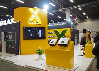 En stor sammankomst med SolaX Power på ENEX 2022